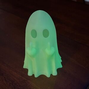 Glow-in-the-Dark Ghost Decor Hand Crafted 3D
